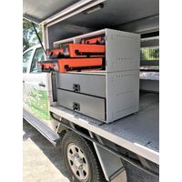 RolaCase Dual Cabinet Kit Assembled With Carry Cases