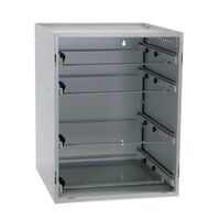 Enclosed 4 Drawer Frame With 4 Carry Cases Complete