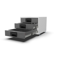 RolaCase Enclosed Cabinet 3x Drawers With 3x RC401 Metal Drawers