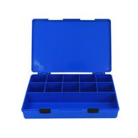 RolaCase Quick-Kit Parts Box Polypropylene Blue