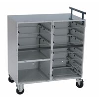 Rolacase Enclosed Metal Dual Mobile Trolley Kit Suits Various Cases