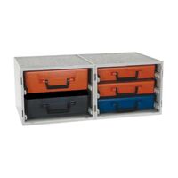 RolaCase Dual RC3DC / RC3DC/2D Cabinets And 5 Cases
