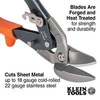 Offset Right-Cutting Aviation Snips