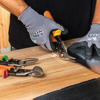 Offset Straight-Cutting Aviation Snips