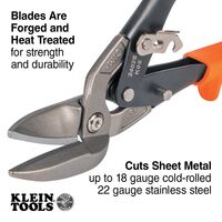 Offset Straight-Cutting Aviation Snips
