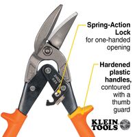 Offset Straight-Cutting Aviation Snips