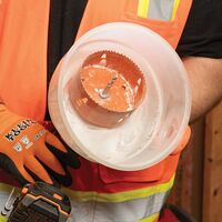 Collapsible Hole Saw Dust Bowl