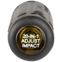 20-in-1 Impact Driver Set with Screwdriver Bits and Flip Sockets