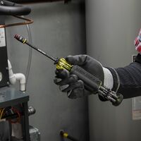 14-in-1 HVAC Adjustable-Length Impact Screwdriver with Flip Socket