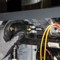 8-in-1 Multi-Bit Adjustable Length Stubby Screwdriver