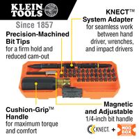 KNECT™ Impact-Rated Multi-Bit Screwdriver / Nut Driver Set, 46-Piece