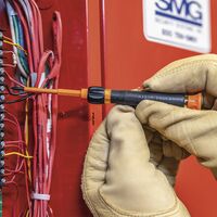 2-in-1 Insulated Electronics Screwdriver, Phillips, Slotted Bits