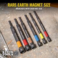 1/4-Inch Magnetic Colour-Coded Power Nut Setter
