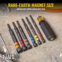 1/2-Inch Hollow Magnetic Colour-Coded Power Nut Driver