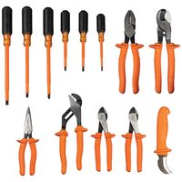 1000V Insulated Utility Tool Kit in Roll Up Pouch, 13-Piece