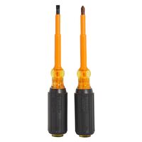 Screwdriver Set, 1000V Insulated Slotted and Phillips, 2-Piece