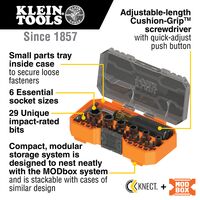 ProFlex Impact Screwdriver Bit and Socket Set, 38-Piece