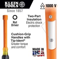 Nut Driver Set, 1000V Insulated, 9-Piece