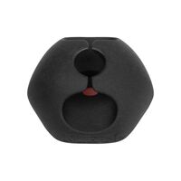 Self-Adhesive Cable Mounting Clips, 1-Slot (10-Pack)