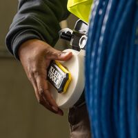 Hook & Loop Tape, 2 cm, 7.6 m, White, Custom Length Cable Ties