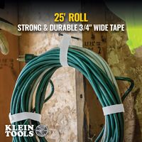 Hook & Loop Tape, 2 cm, 7.6 m, White, Custom Length Cable Ties