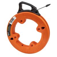 6 mm Flat-Tip Steel Fish Tape - 7.5 m