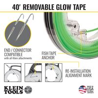 Glow-in-the-Dark Fish Tape, 12 m