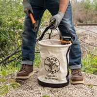 Canvas Bucket, All-Purpose with Drain Holes, 30.5 cm