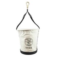 Tapered-Wall Bucket with Swivel Snap Hook, Canvas