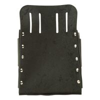Leather Tool Pouch with Knife Snap - 5-Pocket