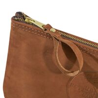 Zippered Bag, Top-Grain Leather Tool Pouch, 31.8 cm