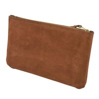 Zippered Bag, Top-Grain Leather Tool Pouch, 31.8 cm