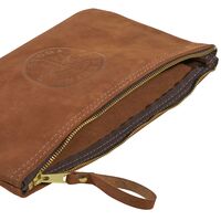 Zippered Bag, Top-Grain Leather Tool Pouch, 31.8 cm