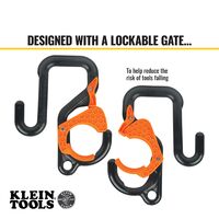3-Inch Gated Bucket Hook