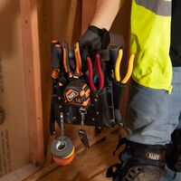 Leather Tool Pouch - 11-pocket