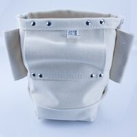 Tool Bag, Bull-Pin and Bolt Bag, Tunnel Loop, Canvas, 12.7 x 25.4 x 22.9 cm
