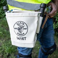 Tool Bag, Bull-Pin and Bolt Bag, Tunnel Loop, Canvas, 12.7 x 25.4 x 22.9 cm