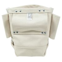 Tool Bag, Bolt Bag with Drain Holes, No. 4 Canvas, 12.7 x 22.9 x 25.4 cm