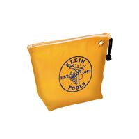 Zippered Bag, Canvas Tool Pouch, 25.4 cm, Yellow