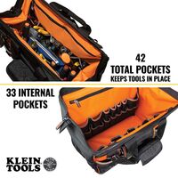 Tool Bag, Tradesman Pro™ Wide-Open Tool Bag, 42 Pockets, 41.3 cm
