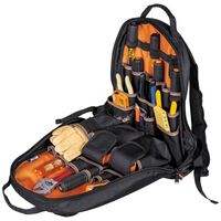 Tradesman Pro™ Tool Bag Backpack, 35 Pockets, Black, 44.5 cm