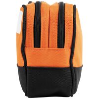 Double Zipper Bag, 25.4 cm x 15.2 cm, Orange