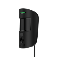 AJAX MotionCam Fibra Black | Built-in Camera | PIR Sensor | SmartDetect Algorithm | by Dicker Data