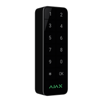 AJAX Superior Keypad Outdoor Fibra Black | IP66 & IK08 Rated | Multiple Authentication Methods | by Dicker Data