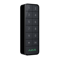 AJAX Superior Keypad Outdoor Fibra | IP66 & IK08 Protection | Bluetooth & Tag Key Fob Access | by Dicker Data