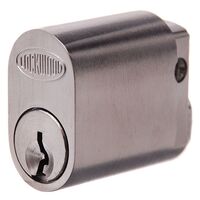 LOCKWOOD 570 Australian Oval Cylinder | X Cam Design | 5KD Keying System | Corrosion-Resistant Finish | by Dicker Data