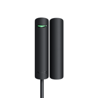 AJAX DoorProtect Plus Fibra Black | Dual Reed Switches | Adjustable Shock & Tilt Sensitivity | IP50 Rated | by Dicker Data