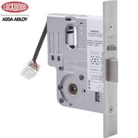 Electric Mortice Lock 60mm Backset | Monitored | 12-24VDC | Satin Chrome | by Dicker Data