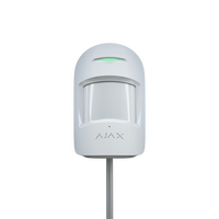 AJAX CombiProtect Fibra White | Dual Motion & Glass Break Detection | SmartDetect Algorithm | IP50 Rated | by Dicker Data