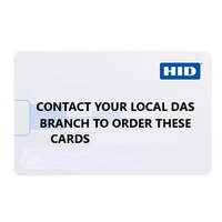 HID ISOPROX II Card | Gloss Finish | No Slot Punched | Programmed & Printed | by Dicker Data
